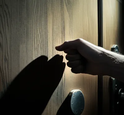 Illustration knock - Image 1