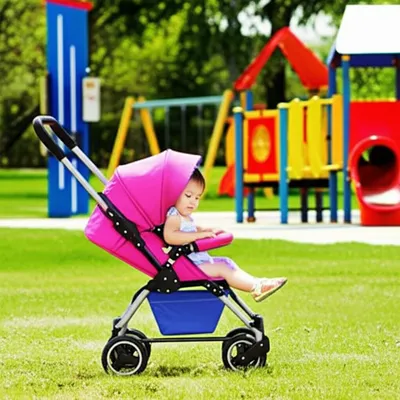 Illustration pushchair