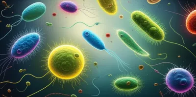 Illustration protozoan