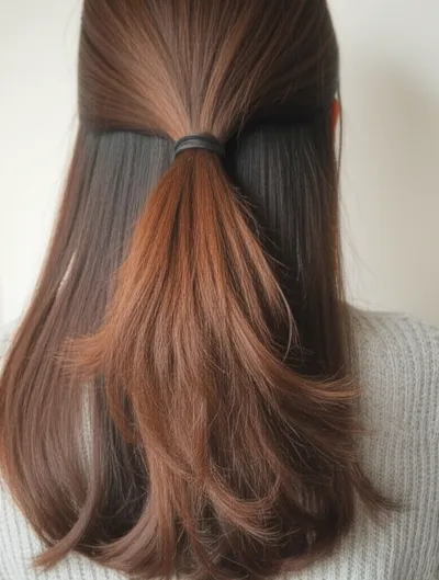 Illustration ponytails