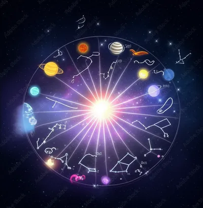 Illustration horoscopes