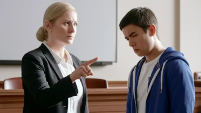 Illustration reprimanded