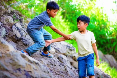 Illustration brotherly