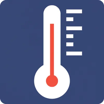 Ilustración visual de la palabra "temperature" - Temperatura