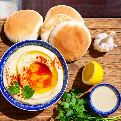 Illustration houmous