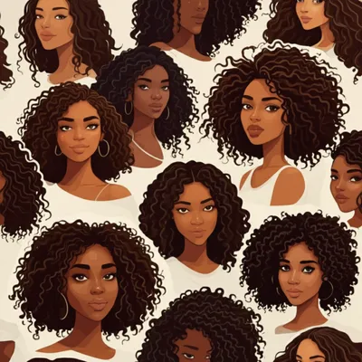 Illustration curly - Image 1