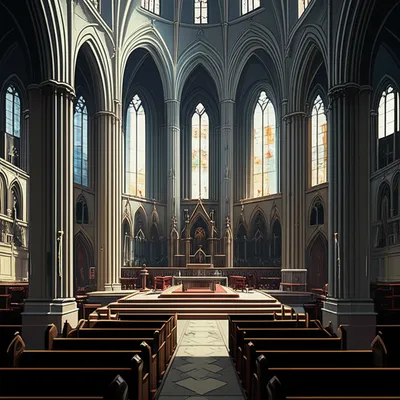 Illustration cathedral - Image 1