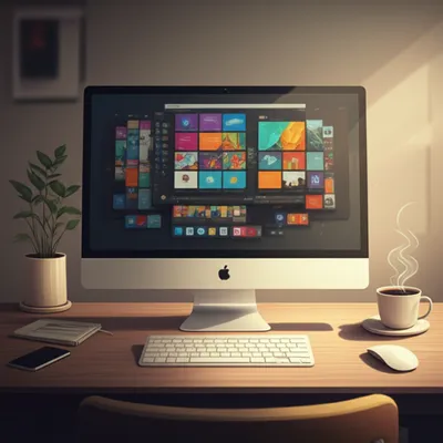 Illustration desktop - Image 1