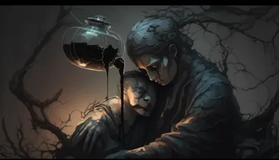 Illustration melancholy