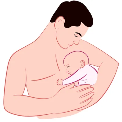 Illustration cradled - Image 1