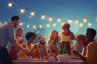 Illustration evening - Image 1