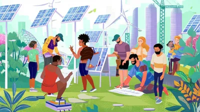 Illustration enterprising - Image 1