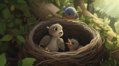 Illustration fledgling - Image 1