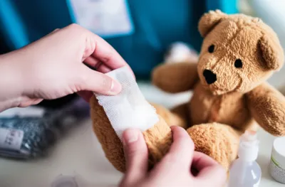 Illustration bandaged