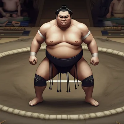 Illustration rikishi