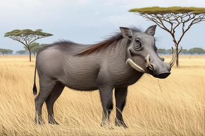 Illustration warthog - Image 1