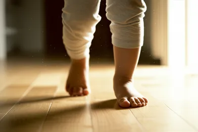 Illustration tiptoes