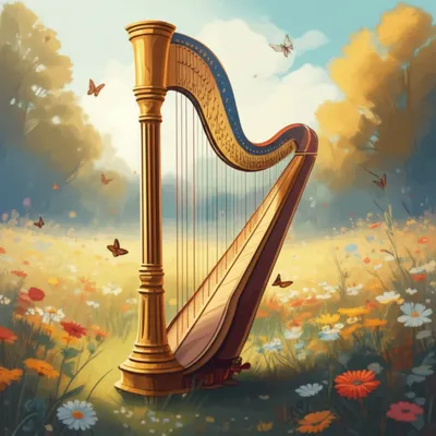 Illustration harps - Image 1