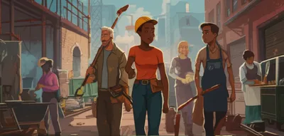 Illustration shirt-sleeves - Image 1