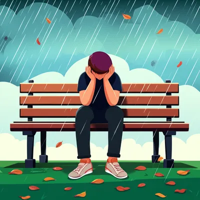 Illustration depressed - Image 1