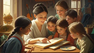 Illustration governess - Image 1