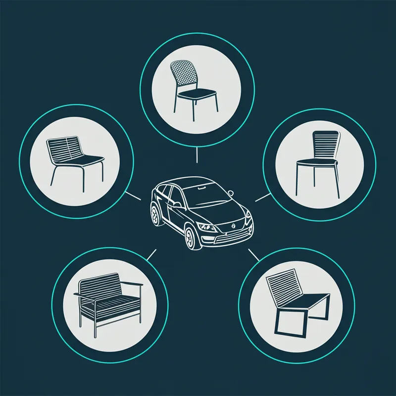 Ilustración visual de la palabra "make" - Marca