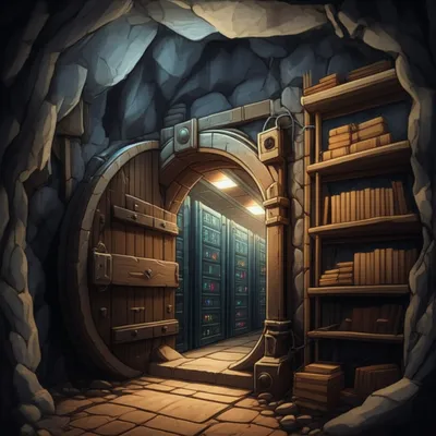 Illustration visuelle du mot « repository » - Dépôt, entrepôt