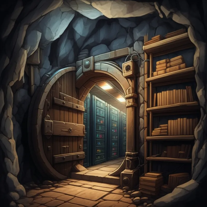 Визуальная иллюстрация слова «repository» - Хранилище, склад