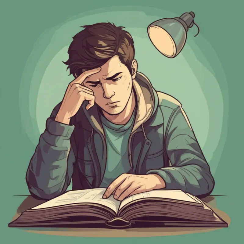 Visual illustration for the word "student" - A person who studies or learns about a particular subject.