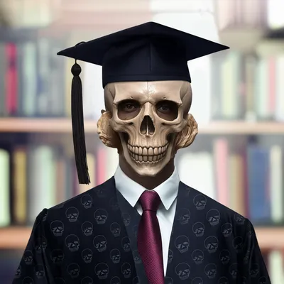 Illustration skulled - Image 1