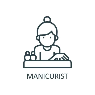 Illustration manicurist