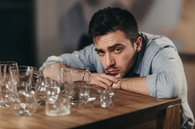 Illustration drunkenness