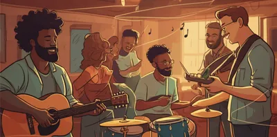 Illustration jamming - Image 1