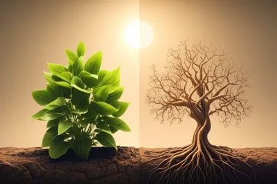 Illustration desiccated