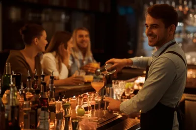 Illustration bartenders