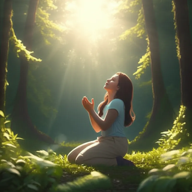 Visuelle Darstellung für das Wort „prayers" - Gebete, das Beten