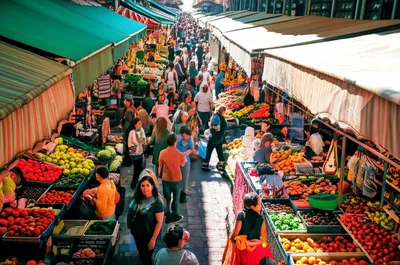 Illustration bustling - Image 1