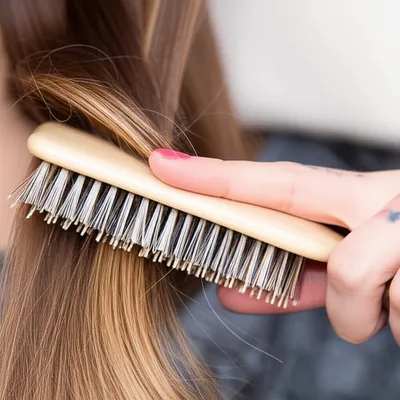 Illustration hairbrush