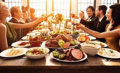 Illustration banquets