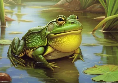 Illustration bullfrog - Image 1