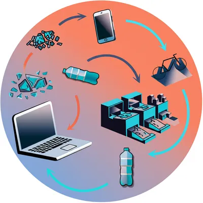 Illustration recycled