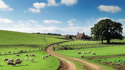 Illustration countryside - Image 1