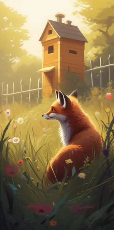 Illustration foxes - Image 1