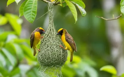 Illustration weaverbird