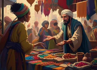 Illustration haggles - Image 1