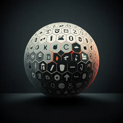 Illustration golfball - Image 1