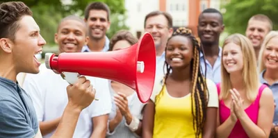 Illustration megaphone