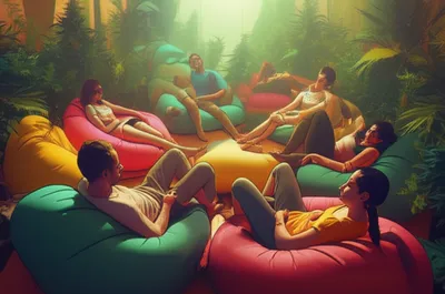 Illustration poufs - Image 1