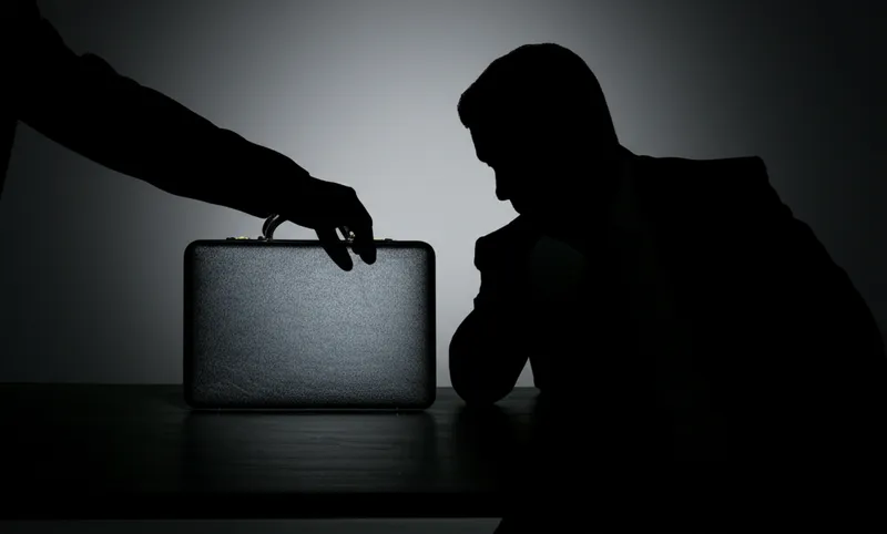 Visuelle Darstellung für das Wort „steal" - Diebstahl