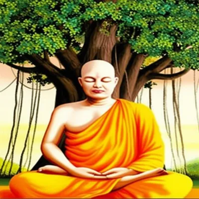 Illustration monks - Image 1